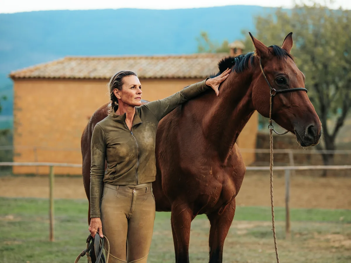 Cours d'équitation à Vignieu, Isère